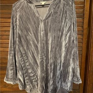 Gray Velvet Women's Top